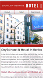 Mobile Screenshot of city54hostel.de